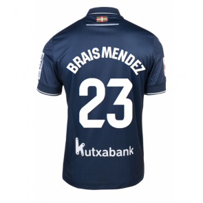 Real Sociedad Brais Mendez #23 Udebanetrøje 2023-24 Kort ærmer